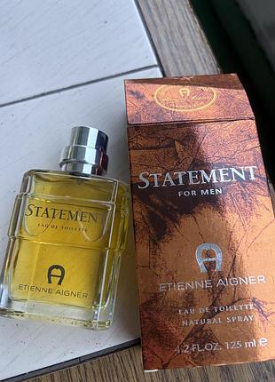Чоловіча туалетна вода etienne aigner statement 125 ml оригінал 2