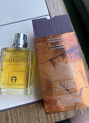 Чоловіча туалетна вода etienne aigner statement 125 ml оригінал 3
