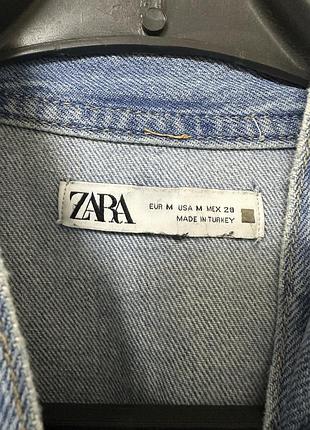 Zara джинсовая рубашка 6
