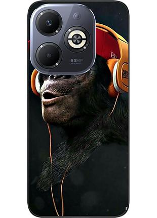 Силіконовий чохол epik для infinix smart 8 plus (x6526) з картинкою шимпанзе