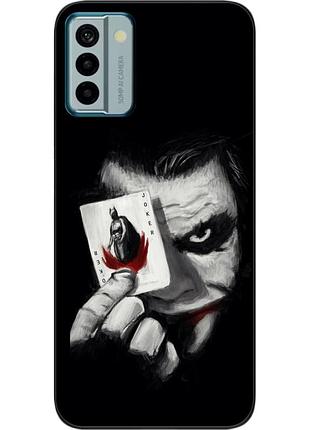 Силиконовый чехол epik для nokia g22 с картинкой джокер с картой