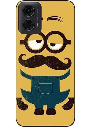 Силиконовый чехол epik для motorola moto g24 с картинкой миньон