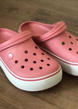 Скидка! crocs platform, крокси сабо на платформе