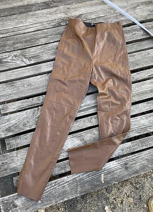 Шкіряні лосини zara (s/m)
