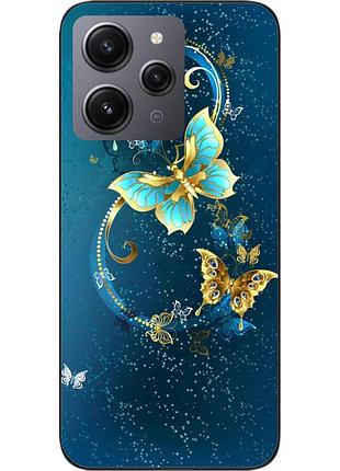 Оригинальный чехол для xiaomi redmi 12 с картинкой бабочки
