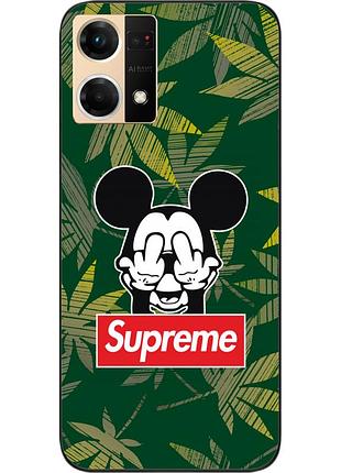 Силиконовый чехол epik для oppo reno 7 4g с картинкой микки supreme
