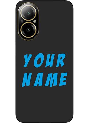Именной чехол epik для realme c67 4g бампер с именем печать на чехле