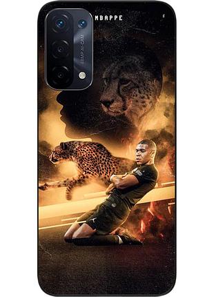 Силіконовий чохол бампер epik для oppo a54 5g з картинкою мбаппе