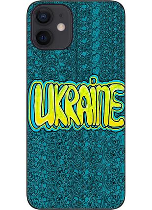 Силиконовый чехол epik для iphone 12 mini с картинкой графити украина