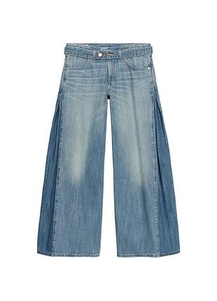 Джинси з поясом trf з середньою талією zara