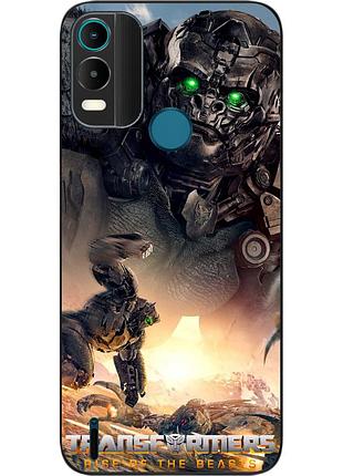 Силіконовий чохол epik для nokia c21 plus з картинкою ейплінк трансформери звероботи
