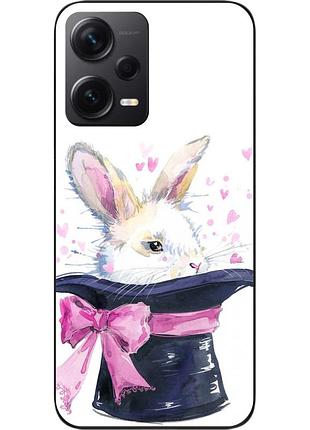 Чехол силиконовый для xiaomi redmi note 12 pro plus 5g с картинкой кролик
