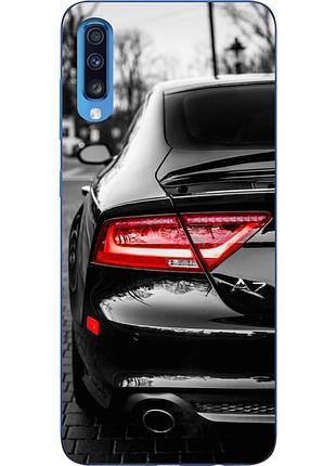 Чехол силиконовый для samsung a70 2019 galaxy a705f с картинкой машина