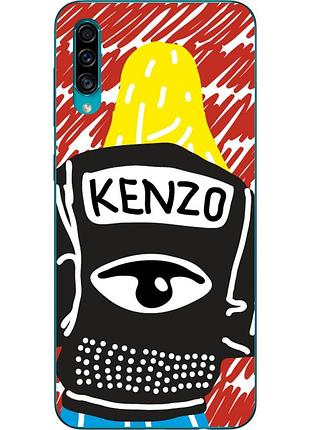 Чехол силиконовый для samsung a30s galaxy a307f с картинкой куртка