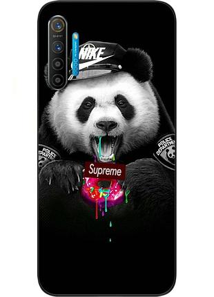 Силіконовий чохол з картинкою для realme x2 панда