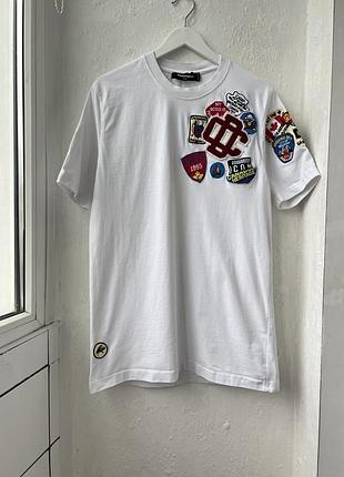 Футболка dsquared 2 icon patch - white нюанс 4