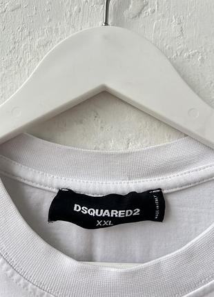 Футболка dsquared 2 icon patch - white нюанс 6