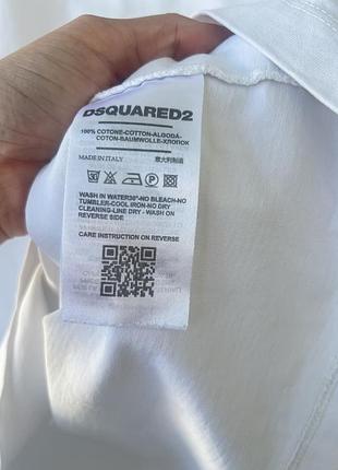 Футболка dsquared 2 icon patch - white нюанс 9