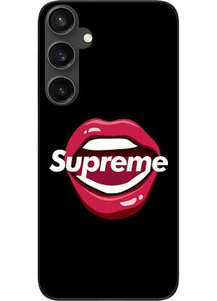 Силиконовый чехол epik для samsung galaxy s23 fe с картинкой губы