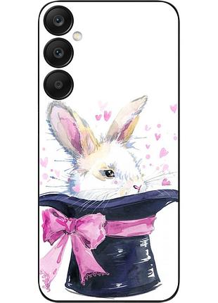 Чехол силиконовый epik для samsung a25 5g galaxy a256b с картинкой кролик