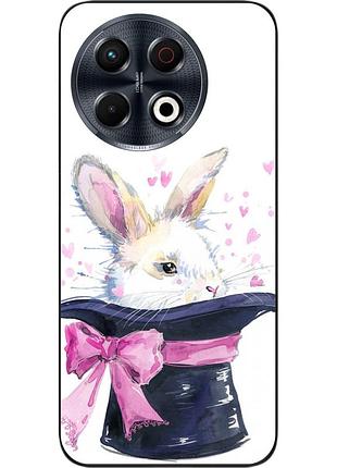 Чехол силиконовый epik для tecno spark 30 pro (kl7) с картинкой кролик