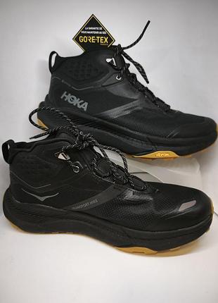 Ботинки мужские hoka transport hike 1948x black 44 черный 1172912-99x оригинал, новые