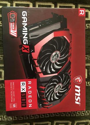 Ігрова відеокарта msi rx 580 8gb