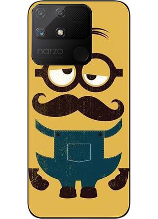 Силіконовий чохол epik для realme narzo 50a з картинкою міньйон