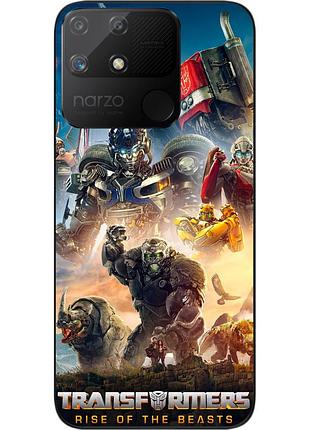 Силіконовий чохол epik для realme narzo 50a з картинкою трансформери