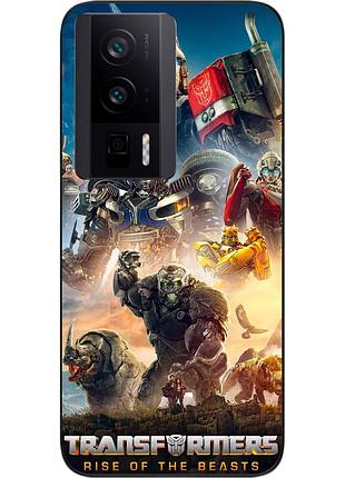 Силіконовий чохол epik для xiaomi poco f5 pro з картинкою трансформери