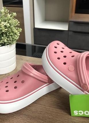 Знижка! crocs platform, крокси сабо на платформі