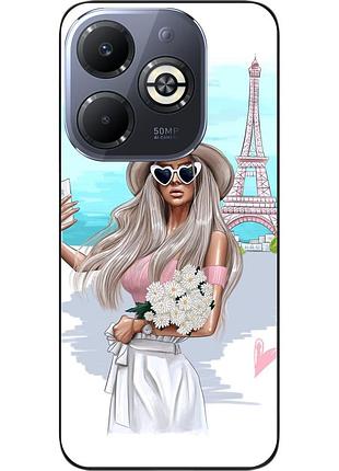 Силиконовый чехол epik для infinix smart 8 plus (x6526) с картинкой селфи