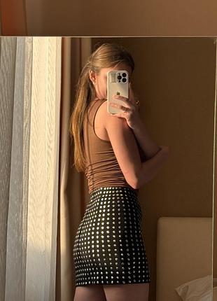 Чорна спідниця h&m