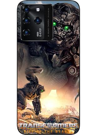 Силіконовий чохол epik для zte blade v30 з картинкою ейплінк трансформери звероботи