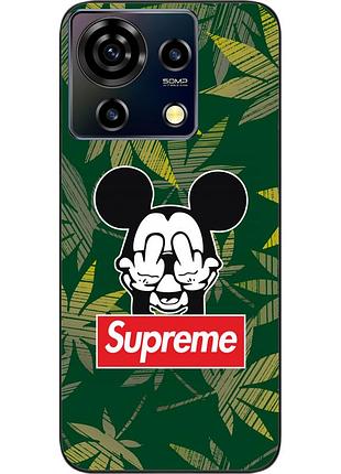 Силиконовый чехол epik для zte blade v50 vita с картинкой микки supreme