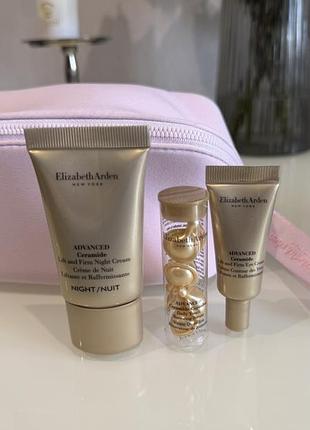 Набір мініатюр засобів для догляду за шкірою від бренду elizabeth arden