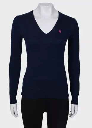 Жіночий вінтажний шерстяний джемпер polo ralph lauren, розмір м