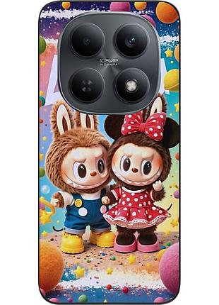Силіконовий чохол epik для xiaomi redmi note 15 4g / 5g з малюнком labubu друзі