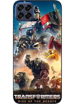 Силиконовый чехол epik для samsung galaxy m33 5g с картинкой трансформеры