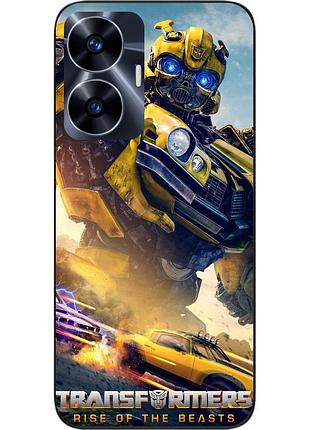 Силіконовий чохол epik для realme c55 з картинкою бамблбі трансформери