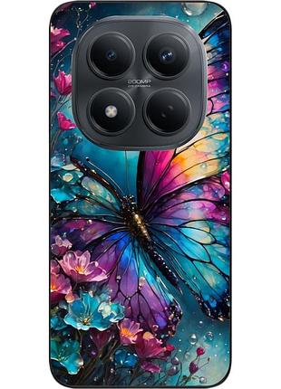 Чехол силиконовый epik для xiaomi redmi note 15 pro+ 5g с изображением радужная бабочка