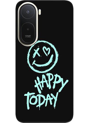Чохол силіконовий epik для xiaomi redmi a7 pro з зображенням з написом happy today
