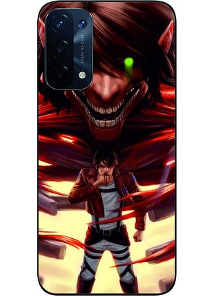 Силиконовый чехол epik для oppo a54 5g с картинкой атака титанов