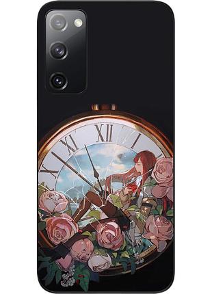 Силіконовий чохол epik для samsung galaxy s20 fe з картинкою курісу в годиннику