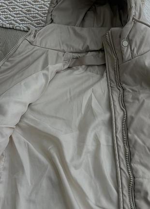 Подовжений пуховик zara 5