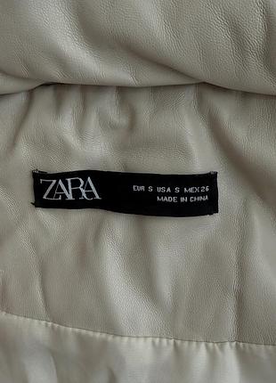 Подовжений пуховик zara 6
