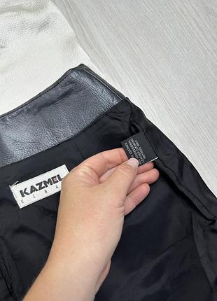 Юбка натуральна шкіра kazmel 3