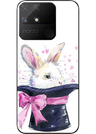 Чохол силіконовий epik для realme narzo 50a з картинкою кролик