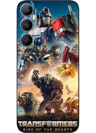 Силиконовый чехол epik для realme с65 4g с картинкой трансформеры