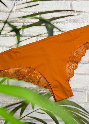 Трусики жіночі  безшовні з мереживом hunkemoller.